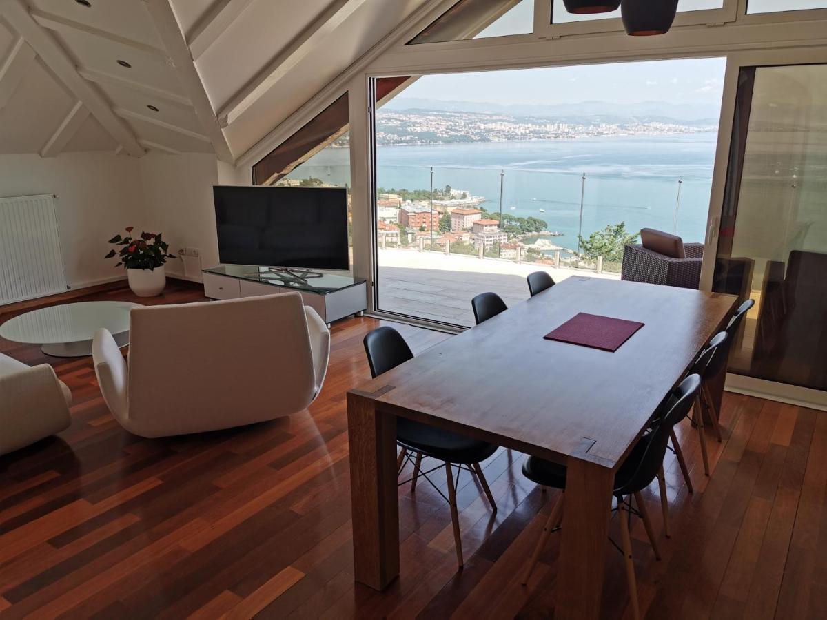 Apartment Birds View Opatija Bagian luar foto